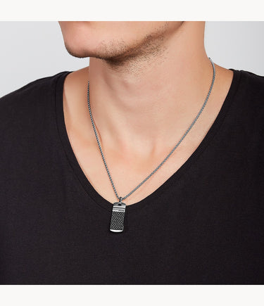 Fossil Herren Kette Molded Pendant JF03316040